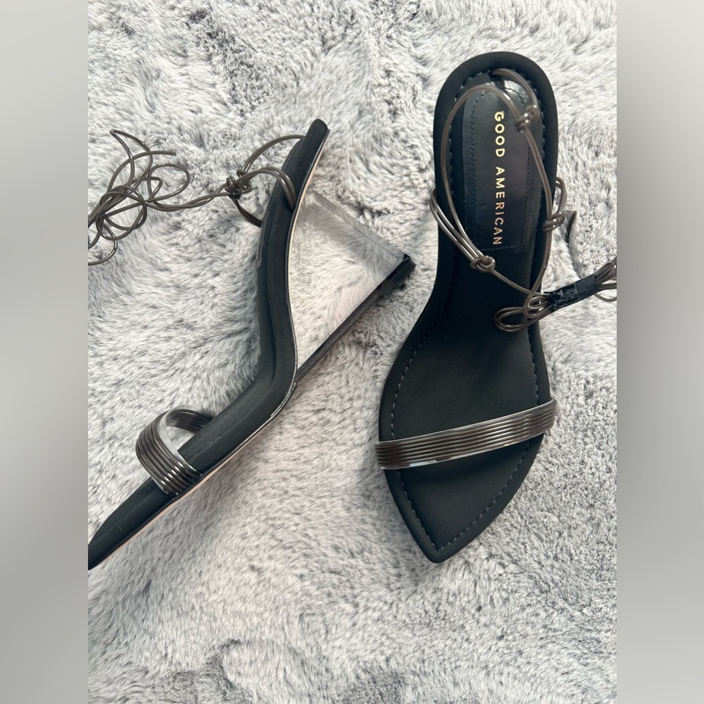 Good American Cinder F*cking Rella Wedge Size 8 - Picture 6 of 9